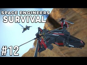 Space Engineers - Survival Ep #12 - FIGHTER INTERCEPT!