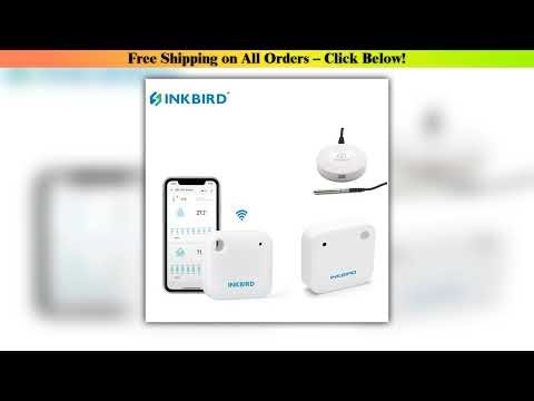 INKBIRD 3 Types of Smart Bluetooth WiFi Thermometer&Hygrometer Temperature Humidity Sensor for