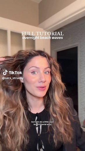 Overnight waves tutorial on my natural wavy/frizzy hair. A rope / twist braid that gives some serious results! #overnightwaves#heatlesscurls #heatlesshair #wavyhair #twistbraid #ropebraid #twistbraidwaves #motherhood