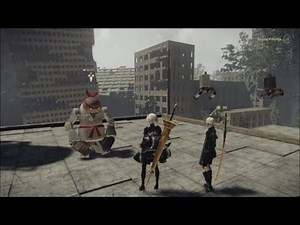 NieR Automata - Side Quest: Robo Dojo... Red Belt