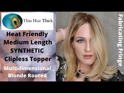 NO CLIP Hair Topper! Headband Extension, Clipless Hair Piece for thin fine Hair by Thin Hair Thick