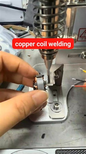 Motor coil lead wire bonding machine #motor coil #copper coil welding #wire bonding machine | LCDrepairguide