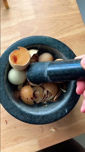 What to do with leftover egg shells ! 🩵 happy spring !