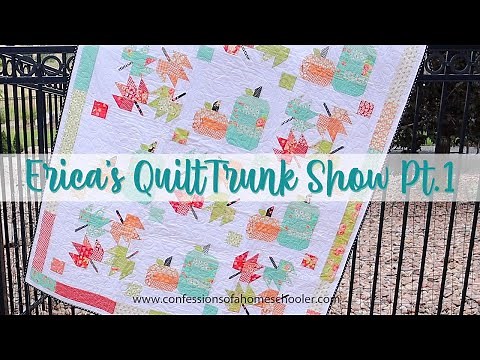 Erica's Quilt Trunk Show Pt. 1 (Beginner Friendly Quilt Patterns!)