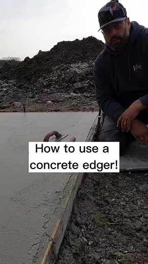 373K views · 6.1K reactions | How to use a concrete edger! #victorystyle #easymoney #edger #work #viral #reels | Victory Outdoor Services | Facebook