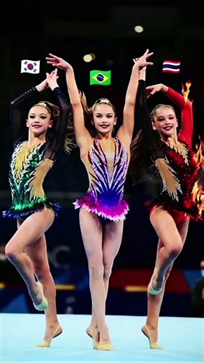 British Gymnastics in Motion: Soft Poses, Big Flips 🌟#beautiful #aiart #vlog #sports