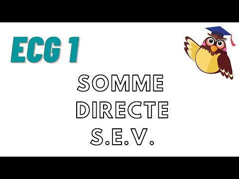 DIRECT Sum Vector Subspaces - ECG Maths APPRO/Maths APPLI Course