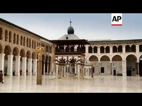 A rare look inside the ancient Omayyad Mosque of Damascus