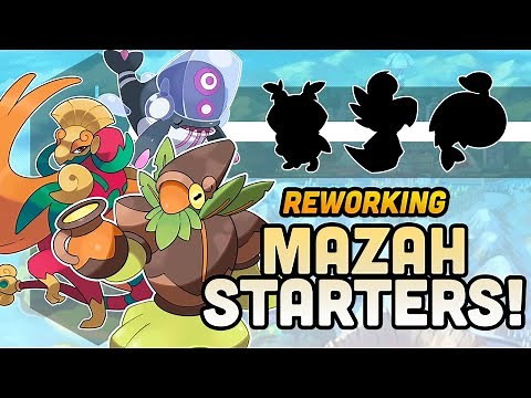 Gen 9 Starting Pokemon (Redesigns!)