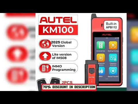 A must-have product #Autel MaxiIM KM100 Key Fob Programmer Immobilizer Tool Key Creation IMMO Lear