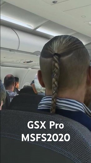 FS2020 Cabin view Fenix Airbus 320 with GSX Pro