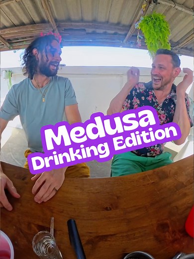 Medusa is the ultimate drinking game 🍻 If you lock eyes with someone, take a drink 😂 For 100 more wild party games, check out Pocket Party—link in bio! 👆 #DrinkingGame #PartyVibes #PocketParty #GameNight #MedusaGame