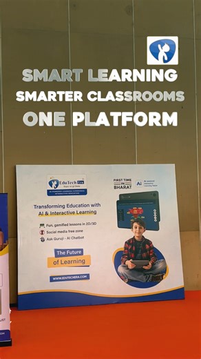 Smart Learning. Smarter Classrooms. One Platform. Welcome to the future of education! 👋 Take a walk-through with us at DIDAC India 2025 and see how we're powering the next generation of teaching. Get ready to witness AI-powered teaching in action and experience the full potential of the EduTech Era. 📍 Visit us at Stall U18! #edutechera #DIDACIndia2025 #DIDACSkills2025 #futureineducation #educationecosystem #learningtogether #newdelhi #delhievents #Yashobhoomi #innovationineducation #futureofin
