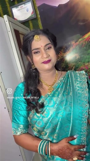 #Engagement make up#Sujata beauty parlour & tattoo studio#makeupartist # badpalamarket #☎️8249340457