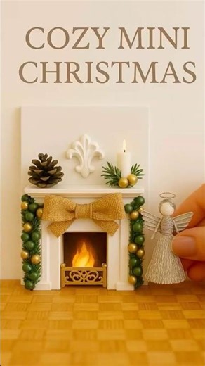 Luxury Mini Christmas Fireplace 🎄🔥