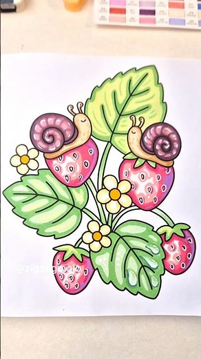 Cozy Spring Coloring 🍓