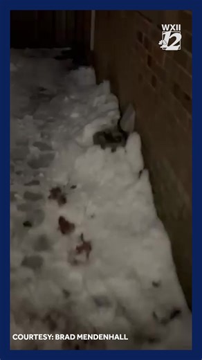Watch this family build an 80-ft ice luge! Getting into the Winter Olympics spirit, the icy luge goes through their gate—and even into and down their neighbor’s yard! | WXII 12 NEWS