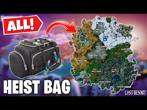 Where to Find Heist Bag Locations in Fortnite Chapter 4 Season 4 #fortnitelastresort