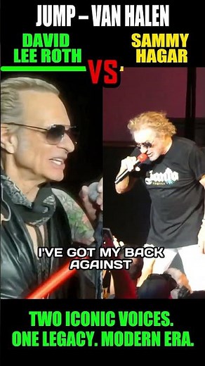 Van Halen - Jump | David Lee Roth vs Sammy Hagar