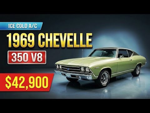 1969 Chevrolet Chevelle 350 ice cold air $42,900