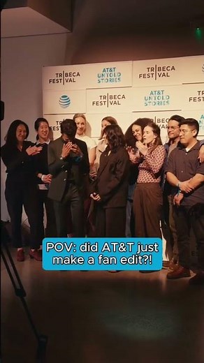 yes, we did in fact make a fan edit of our 2026 AT&T Untold Stories winner cc: ‪@tribeca‬
