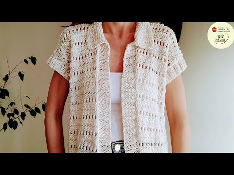 Chaleco Duna en dos agujas #tricot Todo en una pieza, tutorial completo! #palillos #jersey #tejido
