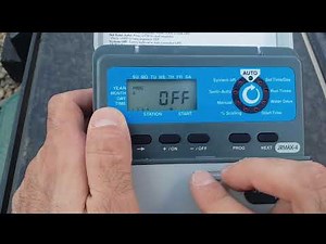 Programare sistem de irigatii IRRITROL JUNIOR MAX