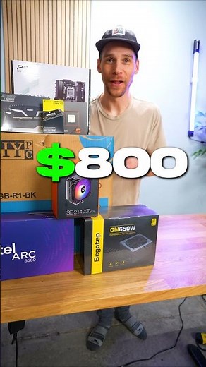 How to Build an $800 Gaming PC in 2025 (Part 1) #pcbuild #buildguide