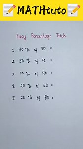 𝙈𝘼𝙏𝙃𝙐𝙏𝙊 || EASY WAY TO SOLVE PERCENTAGE ✨ #mathreels #mathtutor #math #mathematics #MATHuto #ilovemath #mathtrick #mathisfun #mathchallenge #Mathnasium #fypシ゚viralシfypシ゚ #contentcreator #reelsfb #reelsvideo | Daily Quizzes