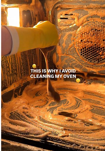 at this point throw the oven away 🫠 after scrubbing for hours I need all the cleaning help I can get. #ovencleaning #deepcleaning #springcleaning