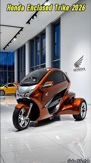 2026 Honda Enclosed Trike 😱 The Future of 3-Wheel Electric Touring is Here!🔥