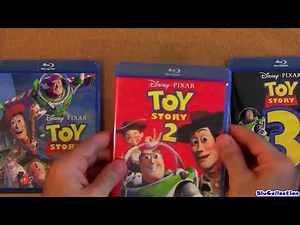Toy Story 3D Trilogy blu ray unboxing review boxed set 3 disc NO 2D included