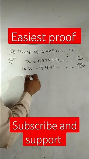 The Simplest Proof in Mathematics