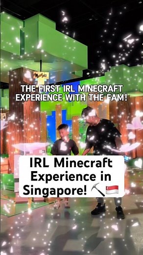 IRL Minecraft Experience in Singapore! ⛏️🇸🇬