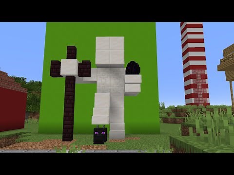 How To Build An Easy "Defeated The Enderdragon" Statue