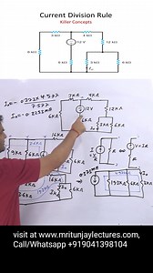 41 reactions | Current Divider Rule based problems Youtubelink 《 https://youtube.com/@MritunjayLecturespvt》 #currentdividerrule #voltagedivisionrule #sourcetransformation #currentdivisionrule #kcl #currentsource #voltagesource | Mritunjay Lectures | Facebook
