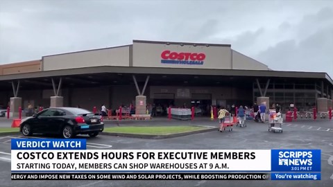 Costco's special member hours begin