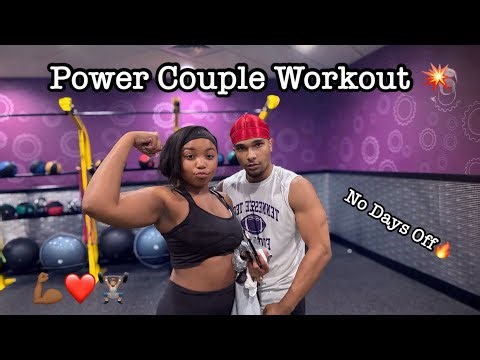 Couple Workout Challenge — Who’s Stronger? 😏💪🏾
