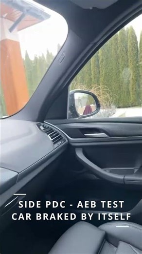 BMW Low speed AEB test