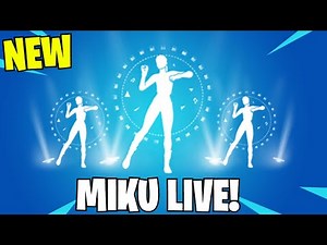 FORTNITE MIKU LIVE EMOTE 1 HOUR DANCE! (ICON SERIES)
