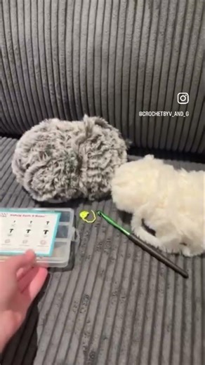 Fuzzy cow!! 🐮 💙 #crochet #handmade #fypシ゚viral