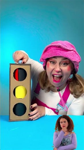 DIY Cardboard Traffic Light 🚥✨ Learn Traffic Rules #FunLearning #KidsCrafts