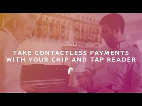 PayPal Chip and Tap card reader: How to take a contactless payment