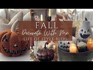 FALL DECORATE WITH ME 2025 🍂 FALLOWEEN House Tour | DIY FALL DECORATING IDEAS 2025