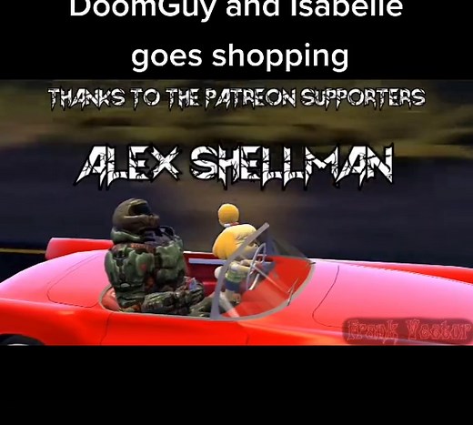 Doom Crossing - DoomGuy and Isabelle Goes Shopping