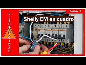 instalar Shelly EM en cuadro eléctrico.