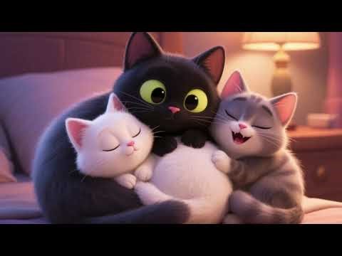 Three Little Cats 🐱 | Easy French nursery rhyme for children