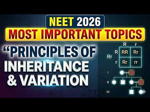 Principles of inheritance and variation class 12 one shot most important topics for NEET