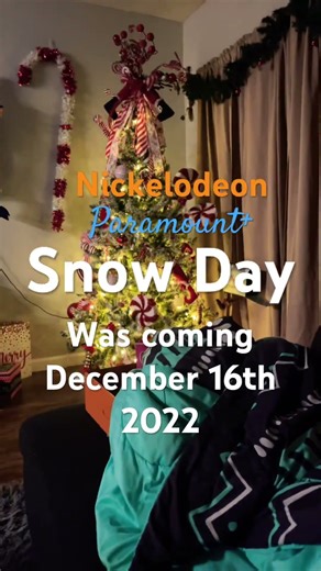 Nickelodeon Snow Day was coming December 16th 2022 to Paramount Plus!