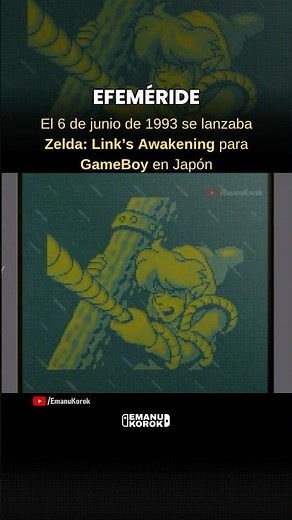 ¡Un día como hoy! Nace Zelda: Link's Awakening en Game Boy 🗡️